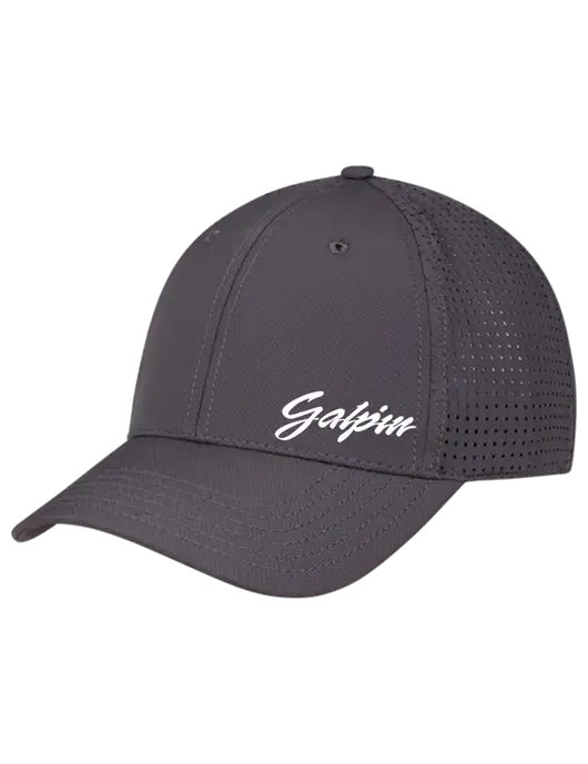 Charcoal Performance Stretchable Cap Hook & Loop w/Galpin Ford Logo
