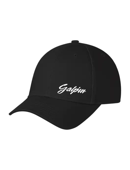 Black Structured Cap Hook & Loop w/Galpin Ford Logo