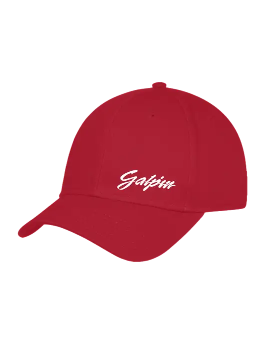 Red Structured Cap Hook & Loop w/Galpin Ford Logo