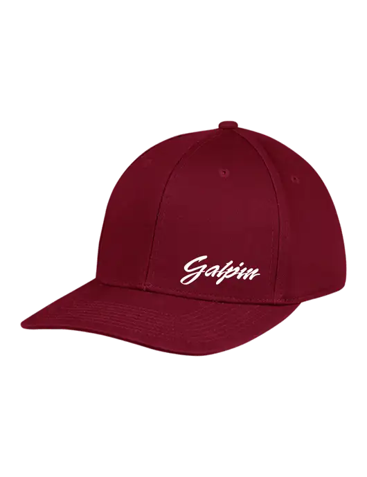 Premium Modern Structured Twill Maroon Snapback Cap w/Galpin Ford Logo