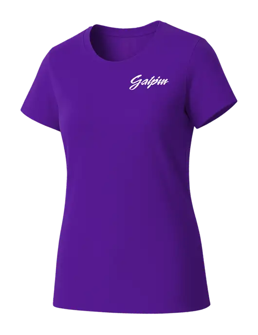 Womens Seriously Soft Purple T-Shirt w/Galpin Ford Logo