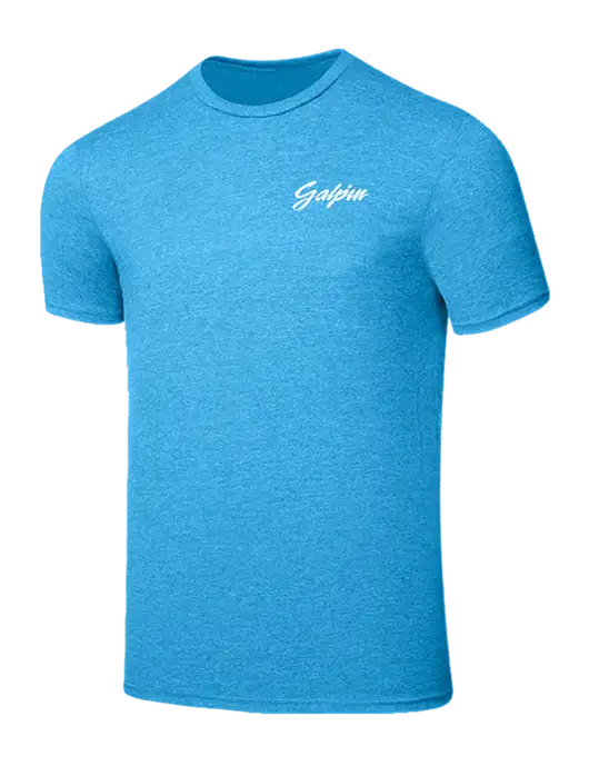 Seriously Soft Heathered Sapphire Blue T-Shirt w/Galpin Ford Logo