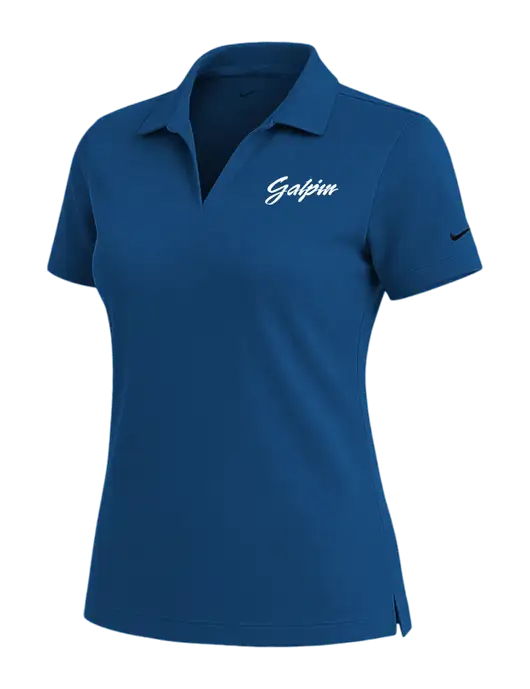 NIKE Dark Royal Womens Dri-Fit Micro Pique Polo w/Galpin Ford Logo