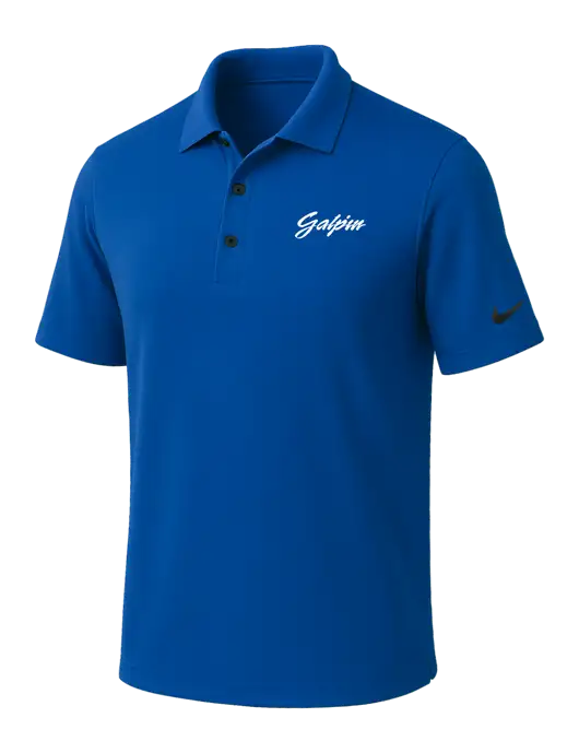 NIKE Dark Royal Dri-Fit Micro Pique Polo w/Galpin Ford Logo
