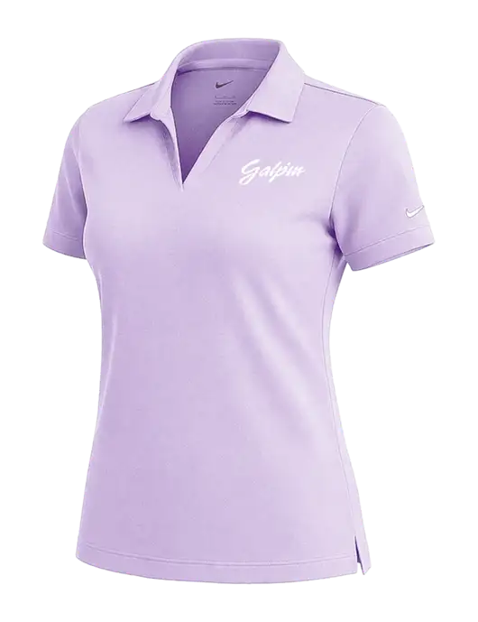 NIKE Light Purple Womens Dri-Fit Micro Pique Polo w/Galpin Ford Logo