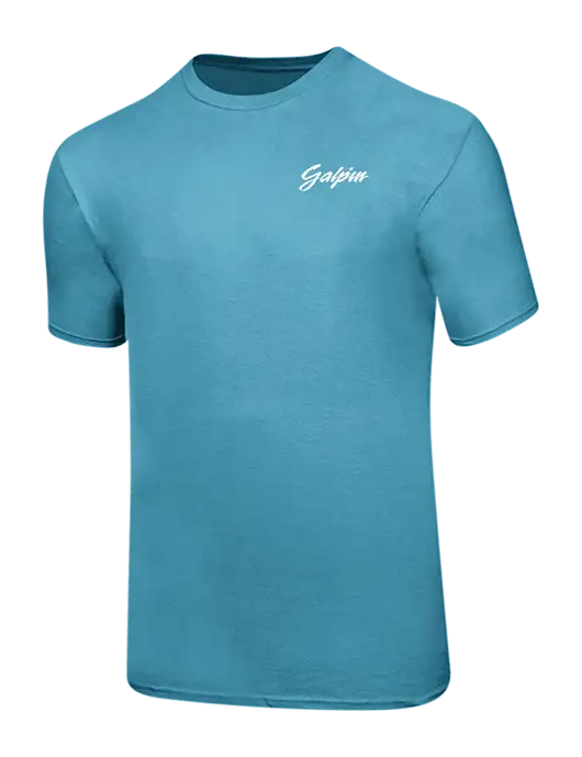 Ring Spun Light Sapphire 4.5 oz T-Shirt w/Galpin Ford Logo