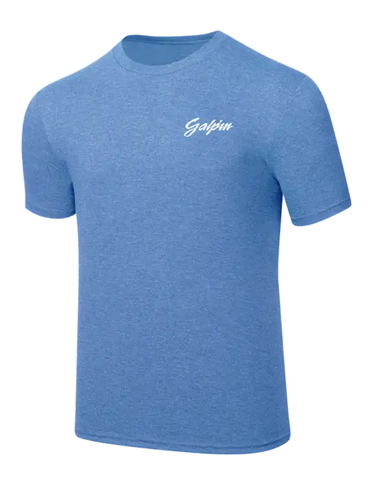 Simply Soft Carolina Blue Frost 4.5oz  Poly/Combed Ring Spun Cotton T-Shirt w/Galpin Ford Logo