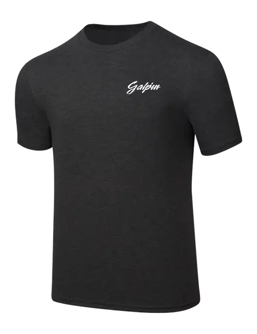 Simply Soft Black Frost 4.5oz  Poly/Combed Ring Spun Cotton T-Shirt w/Galpin Ford Logo