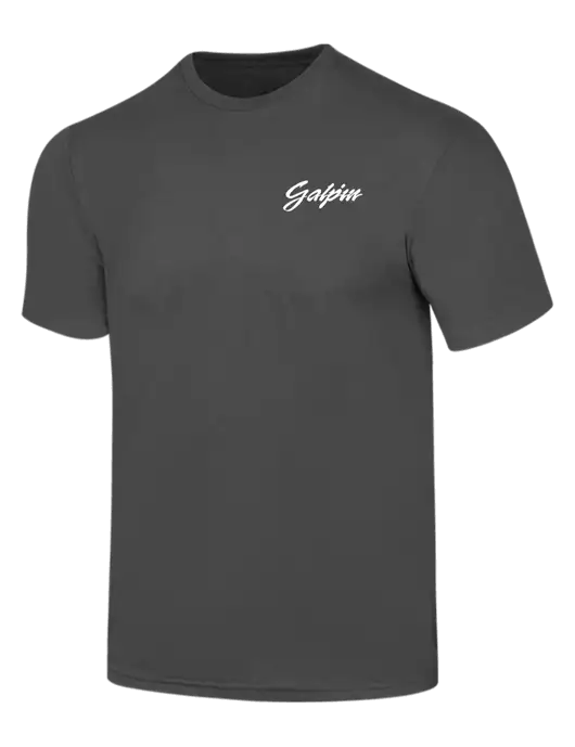 Simply Soft Charcoal 4.5oz  Poly/Combed Ring Spun Cotton T-Shirt w/Galpin Ford Logo