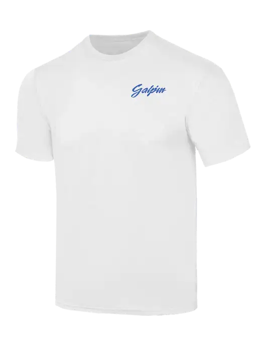 Simply Soft White 4.5oz  Poly/Combed Ring Spun Cotton T-Shirt w/Galpin Ford Logo