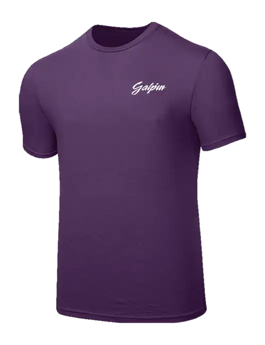 Seriously Soft Eggplant Purple T-Shirt w/Galpin Ford Logo