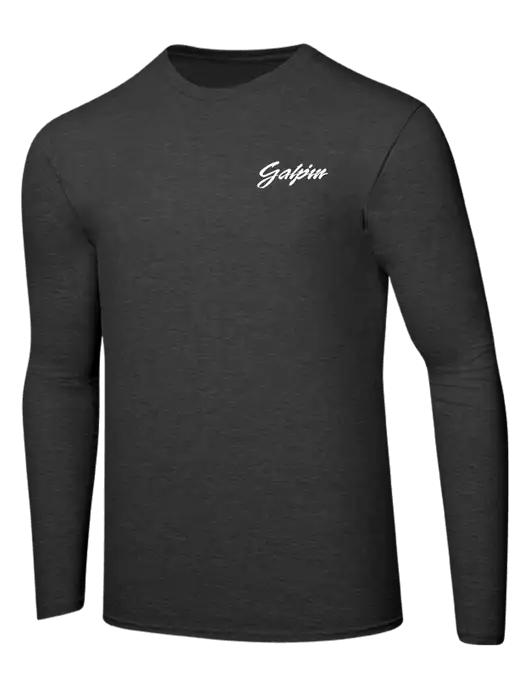 Ring Spun Dark Heather Grey 4.5 oz Long Sleeve T-Shirt w/Galpin Ford Logo