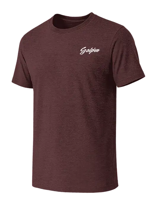 BELLA+CANVAS Heather Maroon CVC Short Sleeve Tee w/Galpin Ford Logo