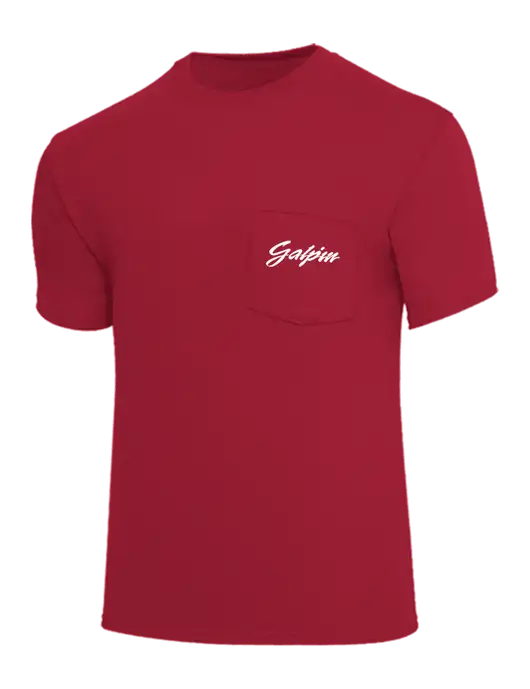 Core Blend Red Pocket T-Shirt w/Galpin Ford Logo
