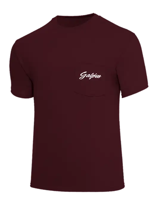 Core Blend Maroon Pocket T-Shirt w/Galpin Ford Logo