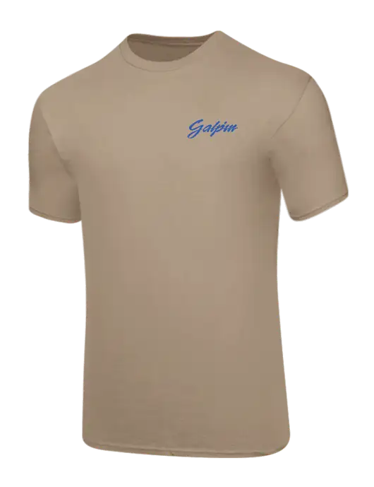 Core Blend Dark Tan T-Shirt w/Galpin Ford Logo