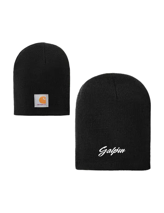 Carhartt Black Acrylic Knit Hat w/Galpin Ford Logo