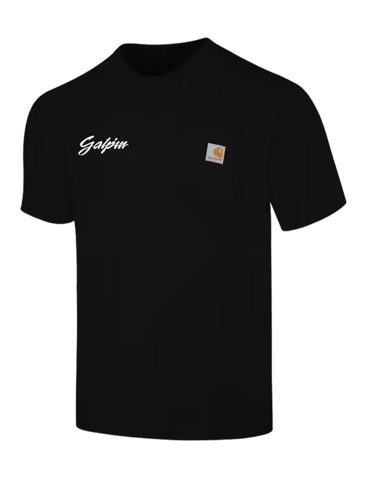 Carhartt Workwear Black Pocket Short Sleeve T-Shirt w/Galpin Ford Logo