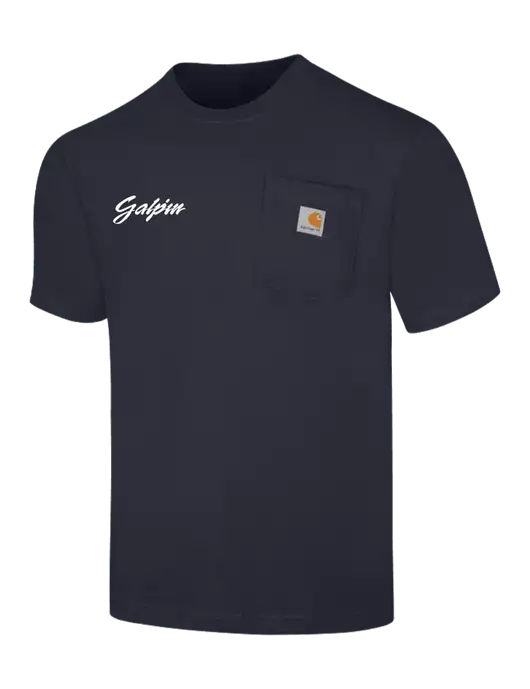 Carhartt Workwear Dark Navy Pocket Short Sleeve T-Shirt w/Galpin Ford Logo
