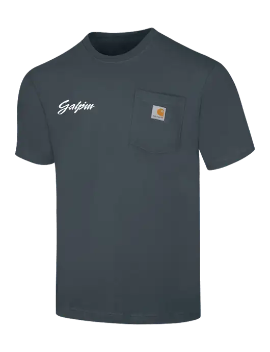 Carhartt Workwear Dark Slate Blue Pocket Short Sleeve T-Shirt w/Galpin Ford Logo