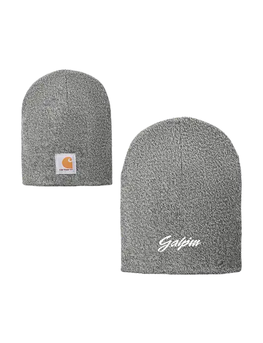 Carhartt Medium Grey Heather Acrylic Knit Hat w/Galpin Ford Logo