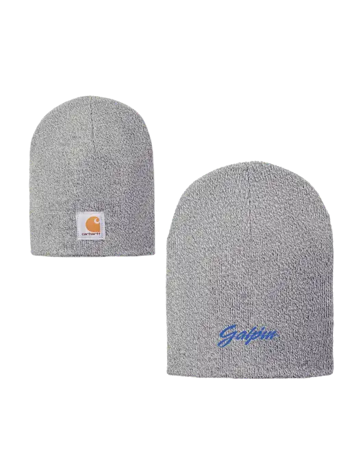 Carhartt Light Grey Heather Acrylic Knit Hat w/Galpin Ford Logo