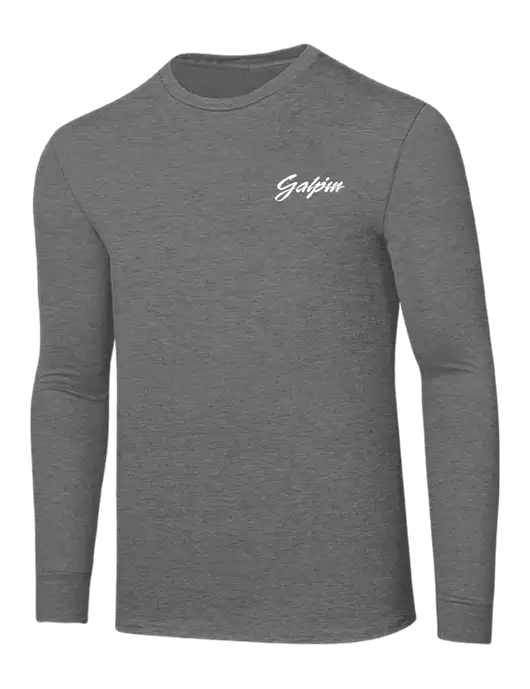 Core Blend Medium Grey Heather Long Sleeve Tee w/Galpin Ford Logo