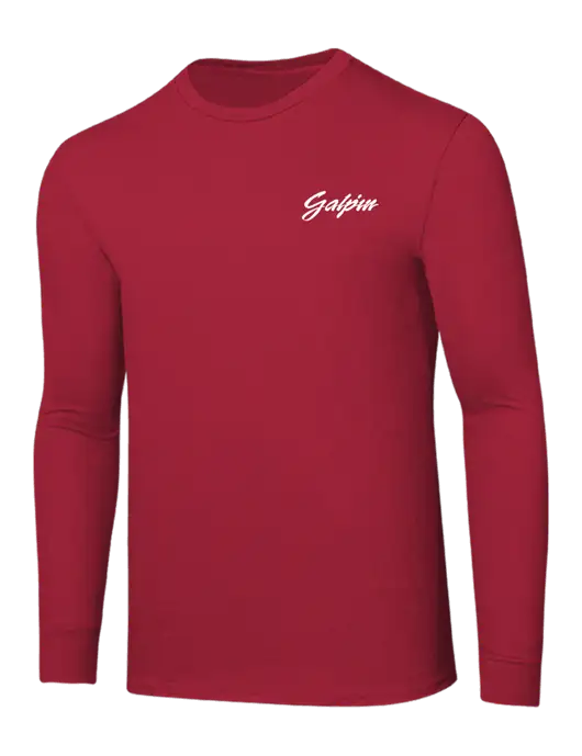 Core Blend Red Long Sleeve Tee w/Galpin Ford Logo