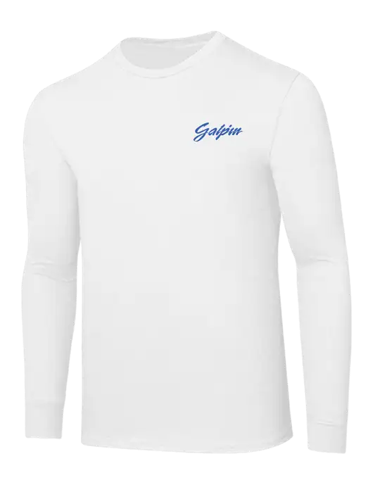 Core Blend White Long Sleeve Tee w/Galpin Ford Logo