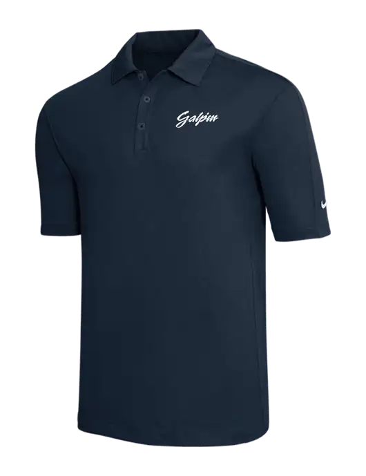 Nike Navy Tech Sport Dri-FIT Polo w/Galpin Ford Logo