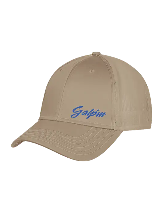 Khaki Mesh Trucker Cap Snap Back w/Galpin Ford Logo