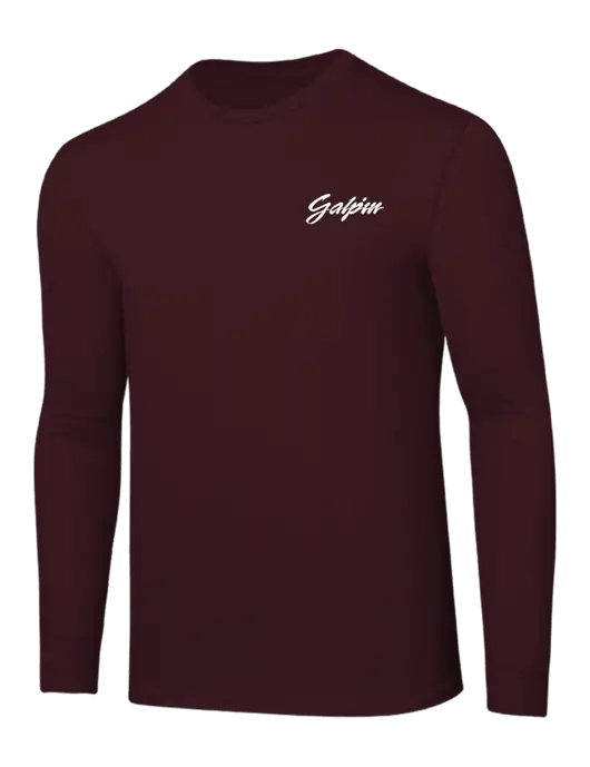 Core Blend Maroon Long Sleeve Tee w/Galpin Ford Logo