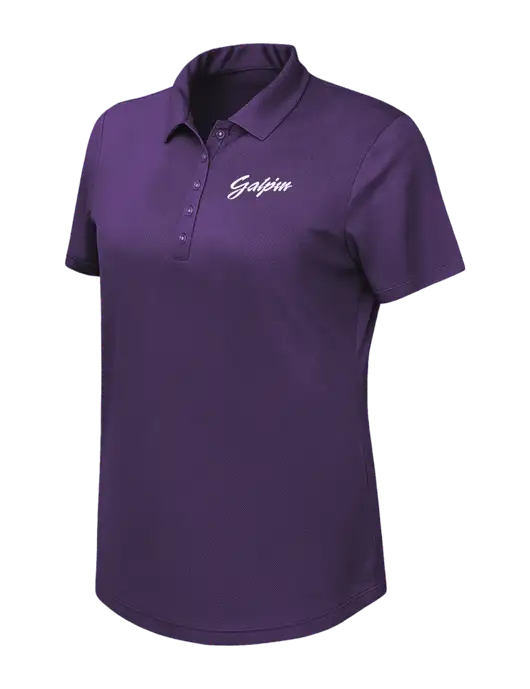 Callaway Womens Birdseye Purple Polo w/Galpin Ford Logo