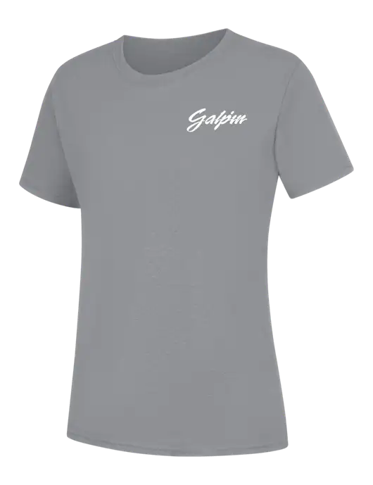 Womens Light Grey Heather Core Blend Tee w/Galpin Ford Logo