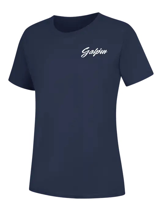 Womens Navy Core Blend Tee w/Galpin Ford Logo