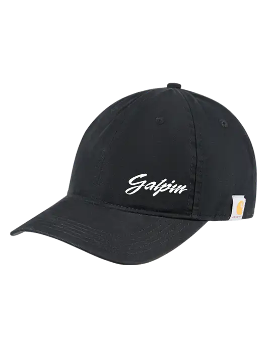 Carhartt Black Cotton Canvas Cap w/Galpin Ford Logo