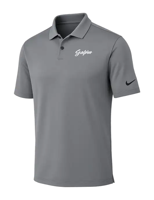 Nike Medium Grey Dri-FIT Vapor Polo w/Galpin Ford Logo