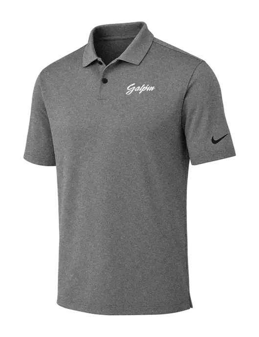 Nike Dark Grey Heather Dri-FIT Vapor Polo w/Galpin Ford Logo
