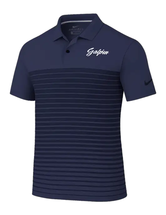 Nike Navy Dri-FIT Vapor Block Polo w/Galpin Ford Logo