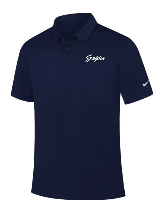 Nike Navy Dry Essential Solid Polo w/Galpin Ford Logo
