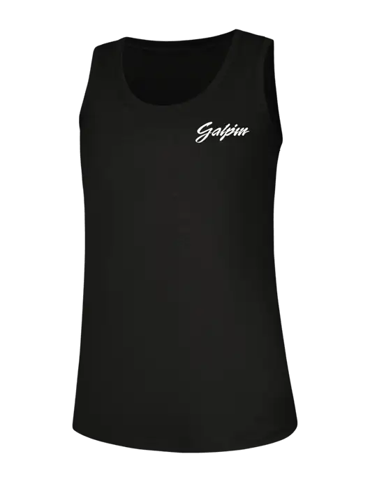 Womens Black Perfect Tri Racerback Tank w/Galpin Ford Logo