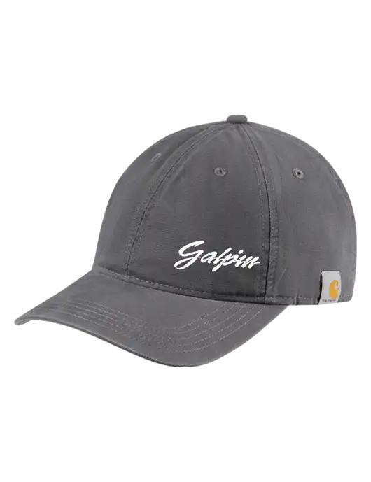 Carhartt Dark Grey Cotton Canvas Cap w/Galpin Ford Logo