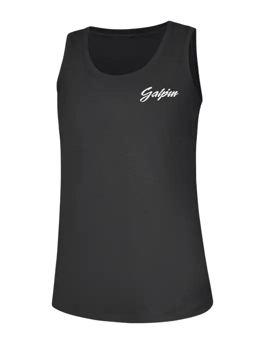Womens Black Frost Perfect Tri Racerback Tank w/Galpin Ford Logo