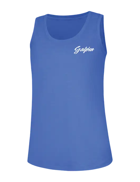 Womens Royal Frost Perfect Tri Racerback Tank w/Galpin Ford Logo