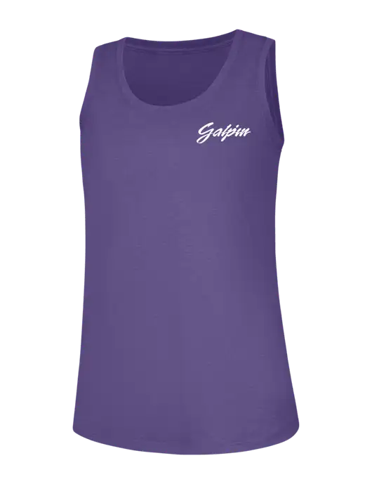 Womens Purple Frost Perfect Tri Racerback Tank w/Galpin Ford Logo