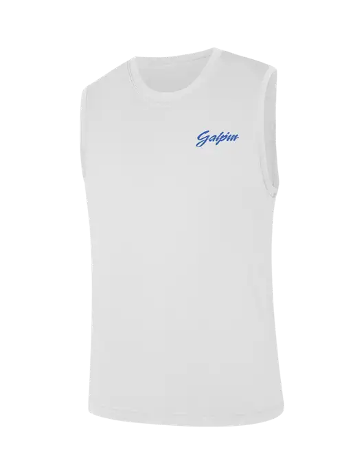 Sleeveless White PosiCharge Competitor Tee w/Galpin Ford Logo