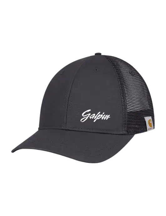 Carhartt Dark Grey Canvas Trucker Cap w/Galpin Ford Logo