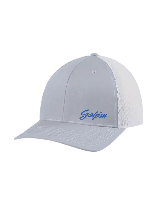 Richardson Adjustable Snapback Original 112 Trucker Cap Light Heather Grey w/White Mesh w/Galpin Ford Logo