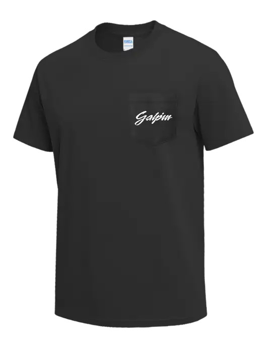 Charcoal Heavyweight 6.1 oz Pocket T-Shirt w/Galpin Ford Logo