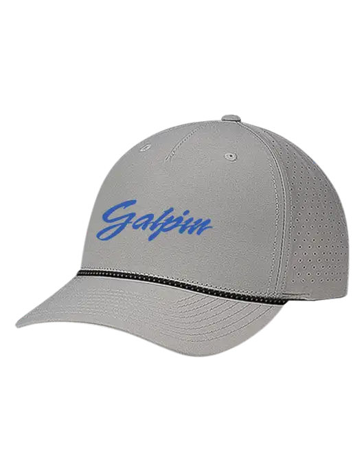 Richardson Laser Perf Performance Light Grey/Black-Grey Rope Cap w/Galpin Ford Logo
